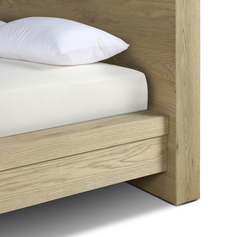 Torrington Bed-Sandy Oak Resawn-King, Queen
