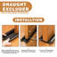 Adjustable Door Draft Stopper Seal Strip For Wind And Cold Air Blocker - Uk