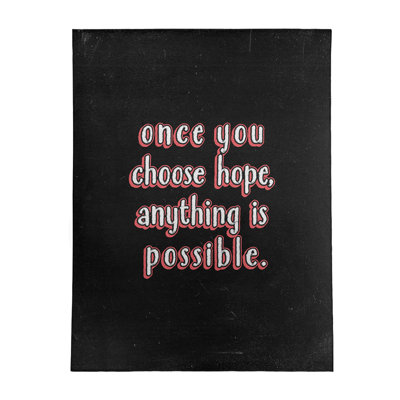Quotes Chenille Indoor Rug