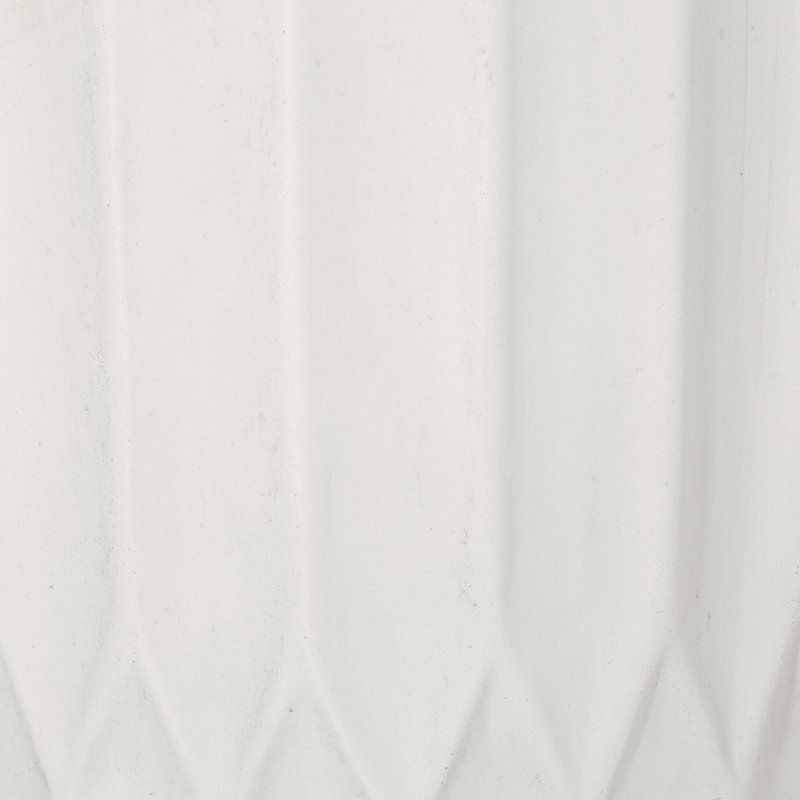 Jardinière - Panier à fleurs en oxyde de magnésium blanc antique pour les bureaux, 12,99 po Profondeur, largeur, hauteur, maisons de 9,17 lb