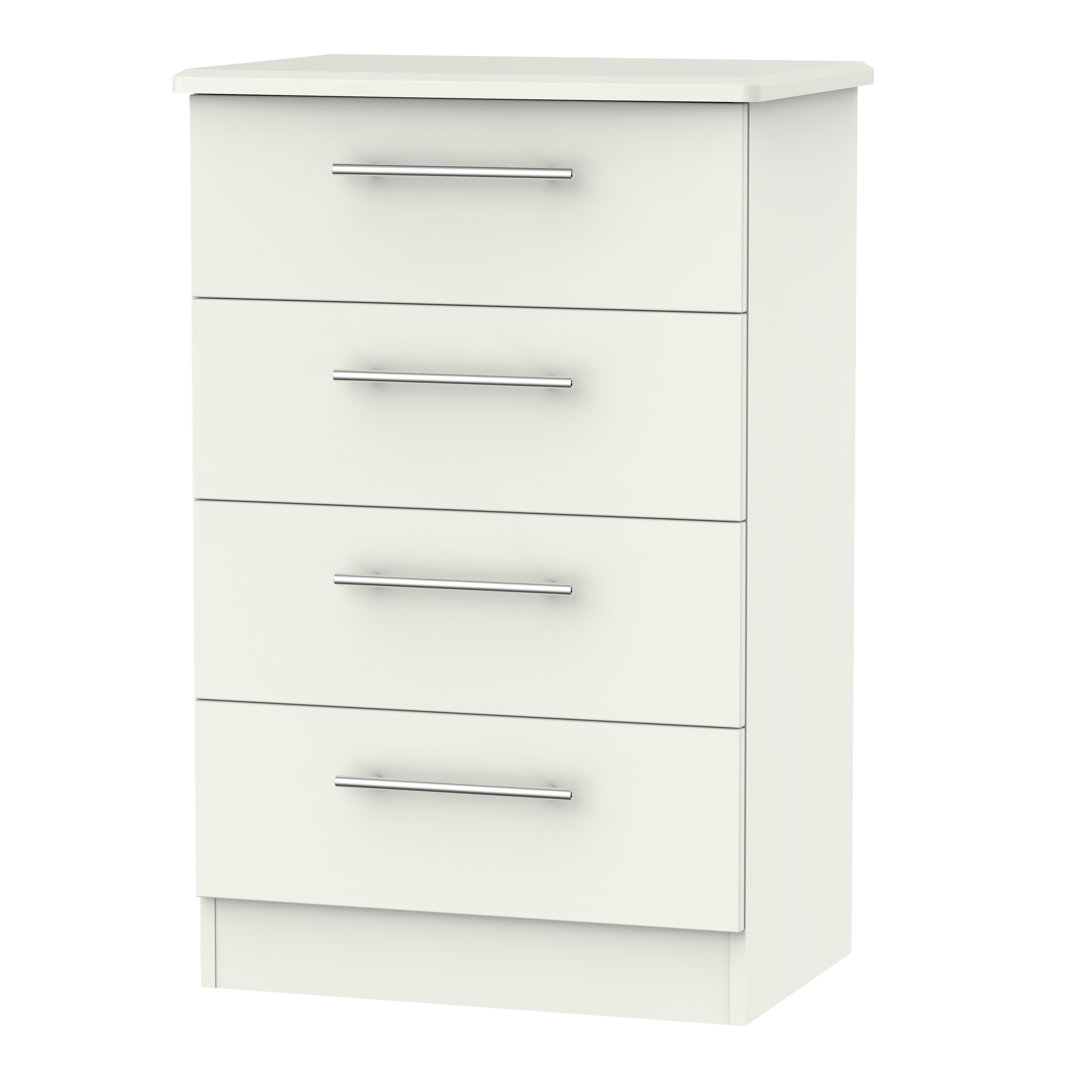 Fully Assembled Levine 4 Drawer 58Cm W Chest Of Drawers