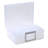 1 Set Acrylic Storage Box Set Clear Photo Container Large Capacity Smooth Edge Burr Free Dustproof