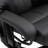 Faux Leather Massage Chair with Ottoman,wood-381939158