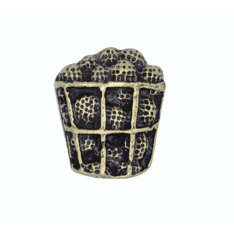 Poignée fantaisie 1 1/2", Laiton ox