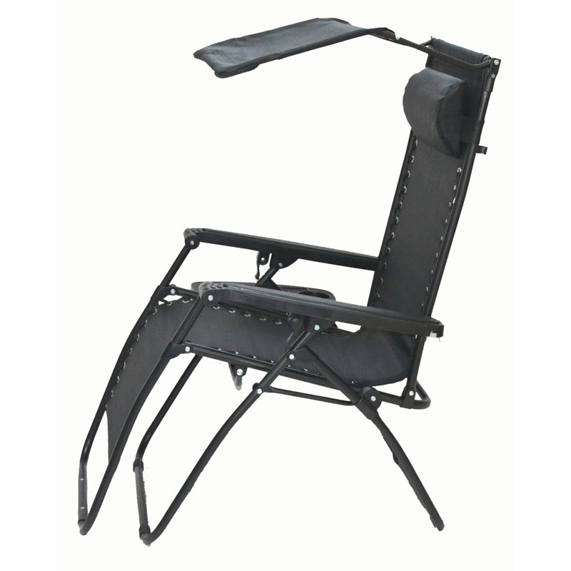 Fauteuil inclinable zéro gravité Mir, Noir