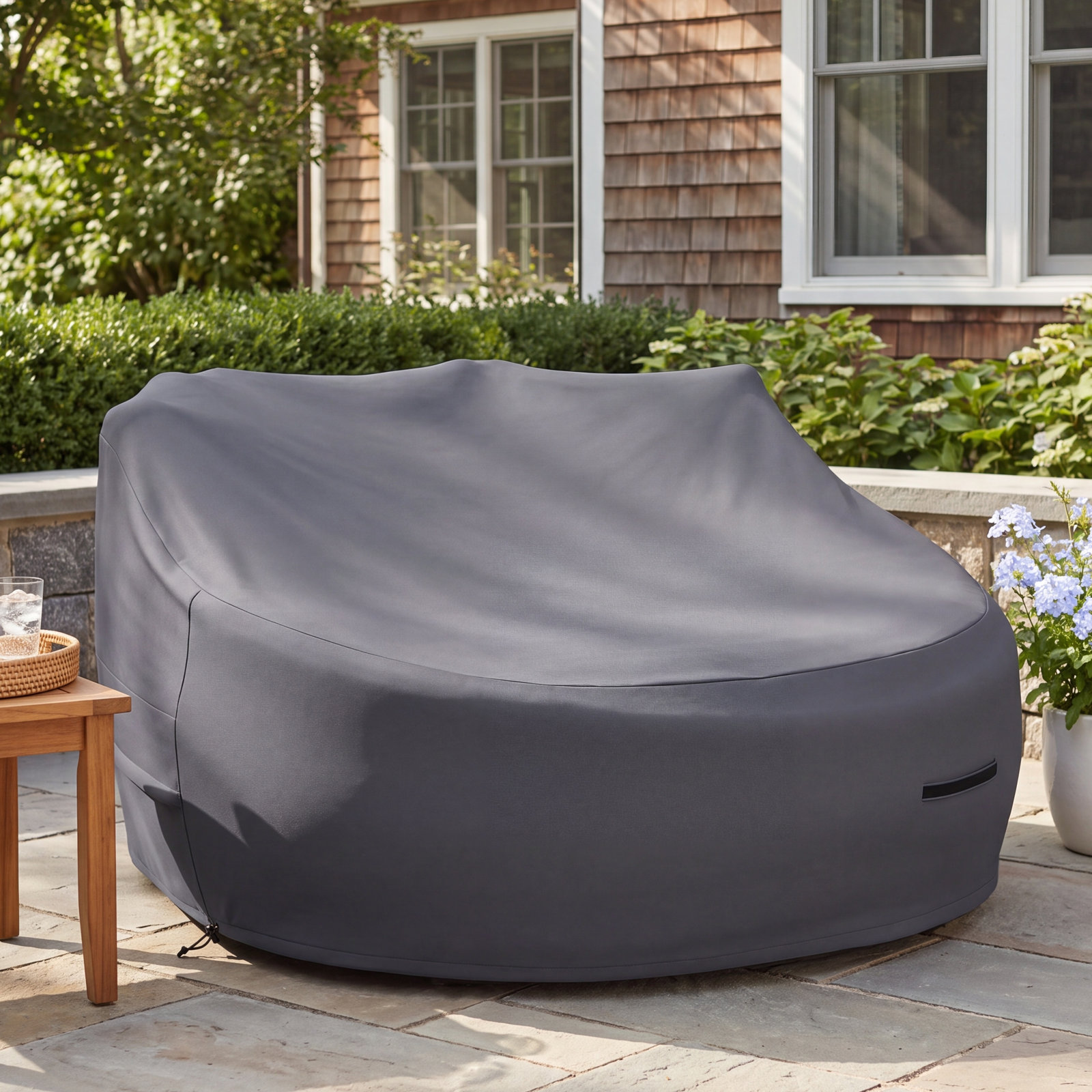 68" Round Outdoor Patio Daybed Cover