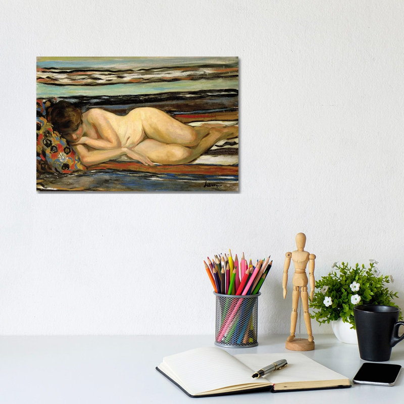 Henri Lebasque - Wrapped Canvas Painting, 20.32 cm H x 30.48 cm W