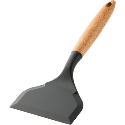 silicone turner Heat Silicone Spatula With Wooden Handle Ideal For Tamagoyaki Omelets And Pancakes Non-Stick Cooking Turner For Home Kitchen