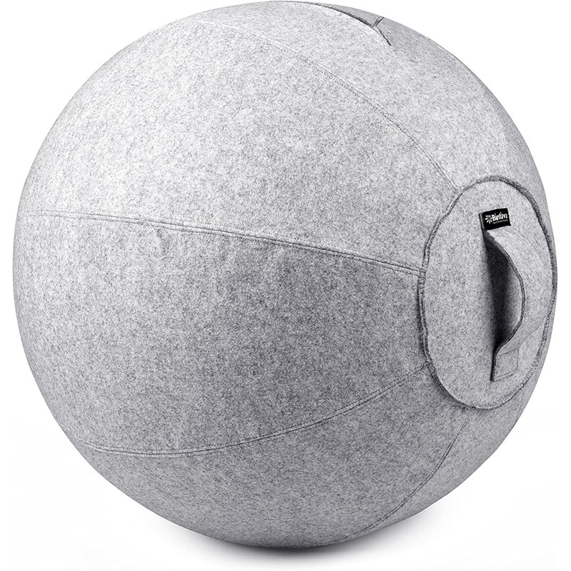 Fauteuil Stabilité Ball, Gris clair