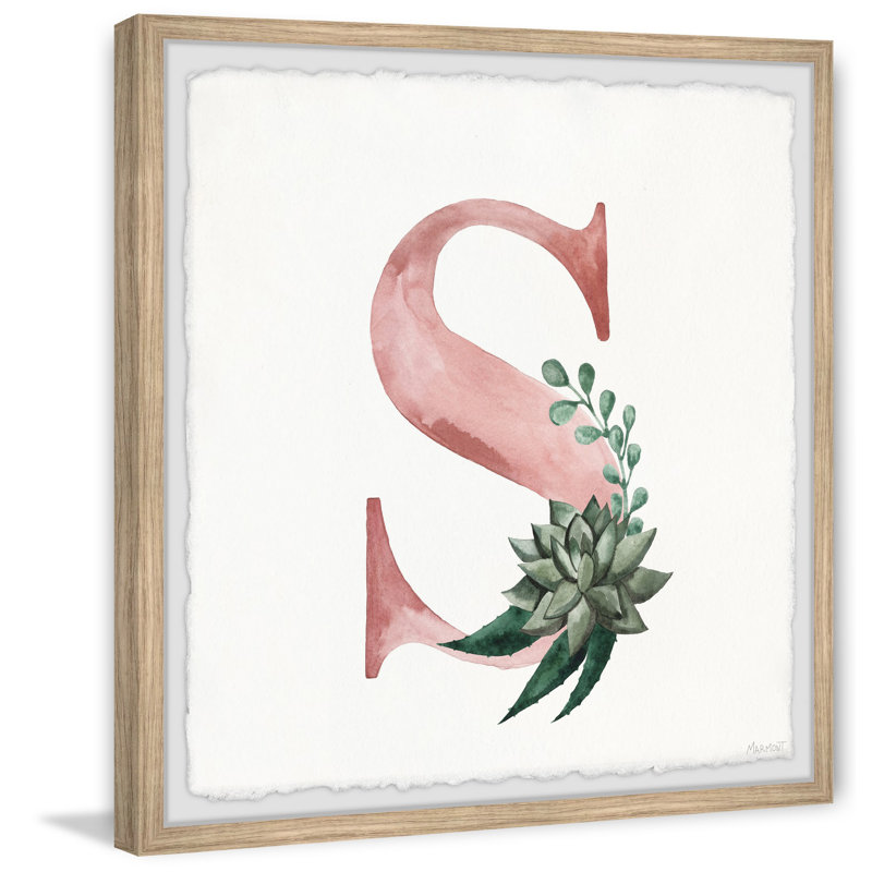 «Bevins S Is for Spider», reproduction encadrée, H 32 po x l 32 po x P 1,5 po