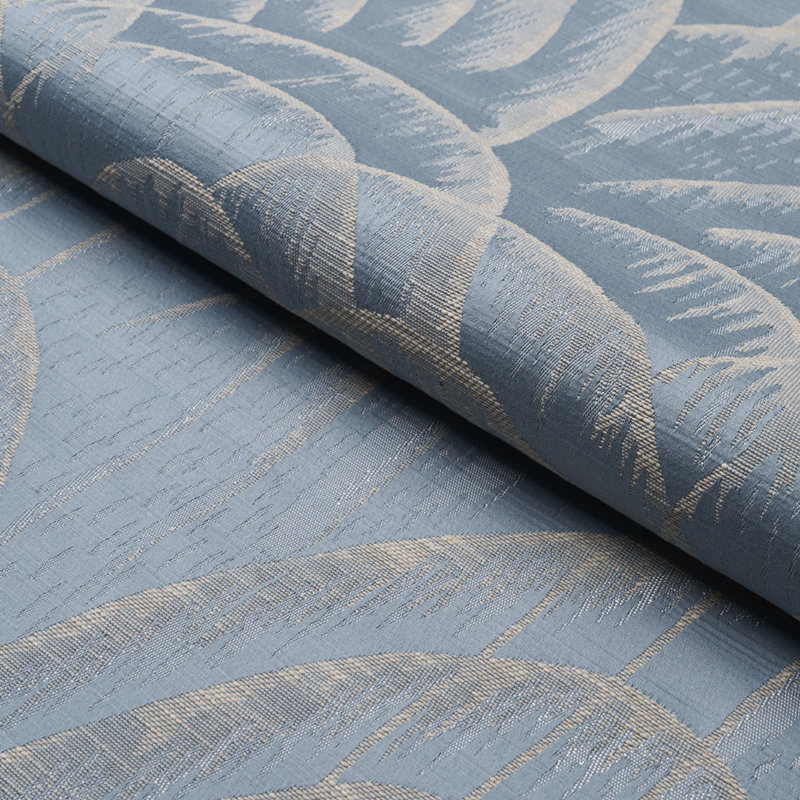 Voussoir Moderne Cotton Blend Fabric, Celedon