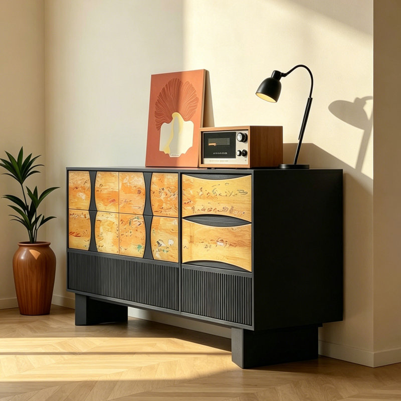 Buffet de style médiéval français