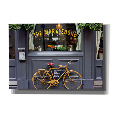«Marylebone Bike» par Keri Bevan - photographie sur toile tendue