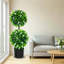 70 cm H Faux Plant in Cement Freestanding  Planter-1498153791