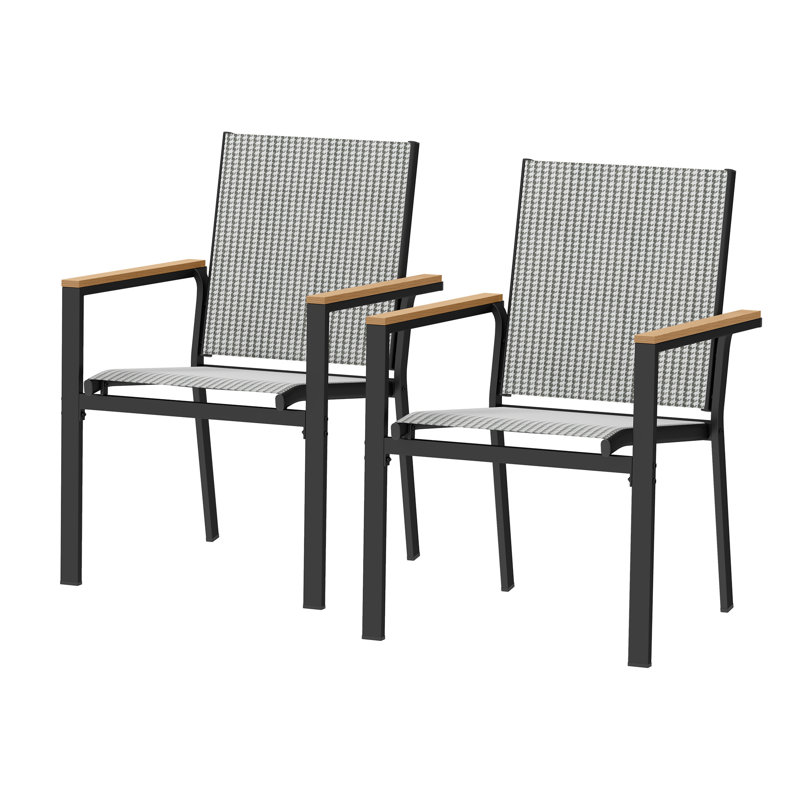 Fauteuil de terrasse empilable