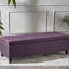 Rangement mauve - assure la stabilité du siège de salon en tissu, pin et contreplaqué pour une utilisation à long terme
