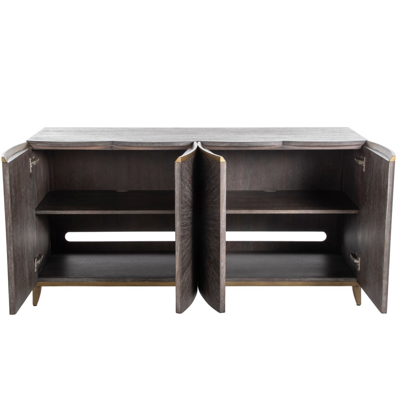 Pete 60" Wide Mindi Solid Wood Sideboard