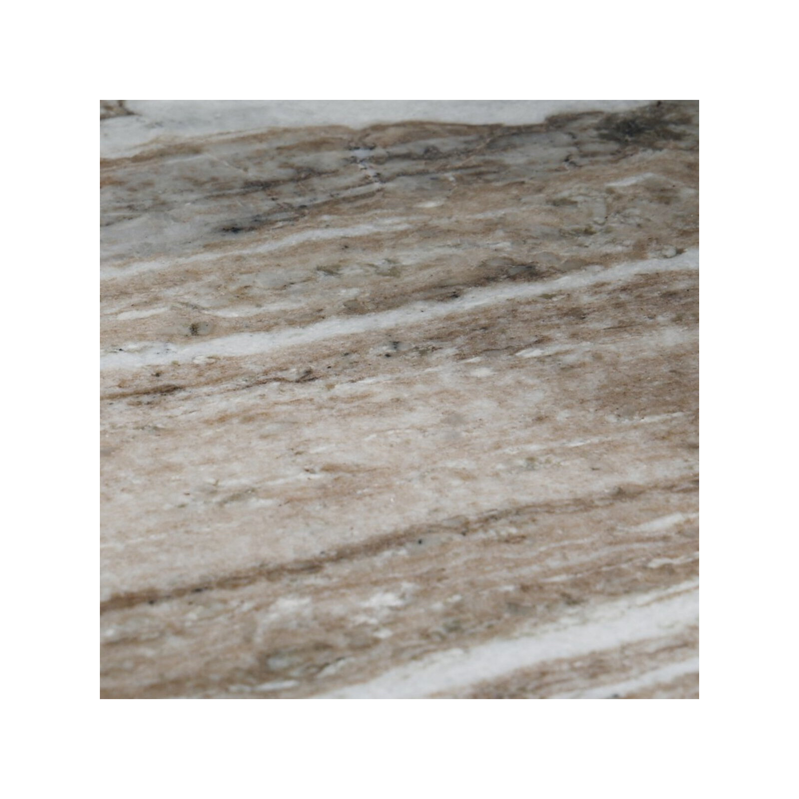 Bryce Nesting Coffee Table-Creamy Taupe Marble Solid, Dark Taupe Marble Solid
