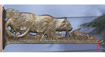 Cat Nature Hook Wall Decor