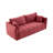 Vicente 85'' Modern Fabric Upholstered 3-Seater Sofa-277823423