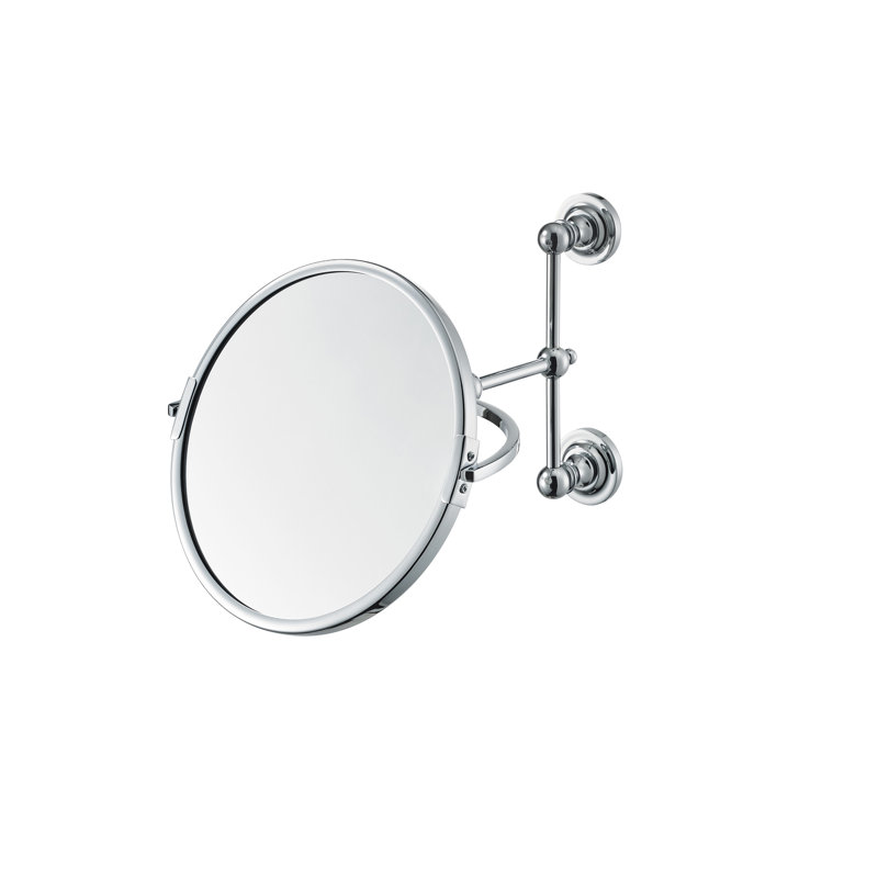 Metal Wall Mirror, Polished Chrome