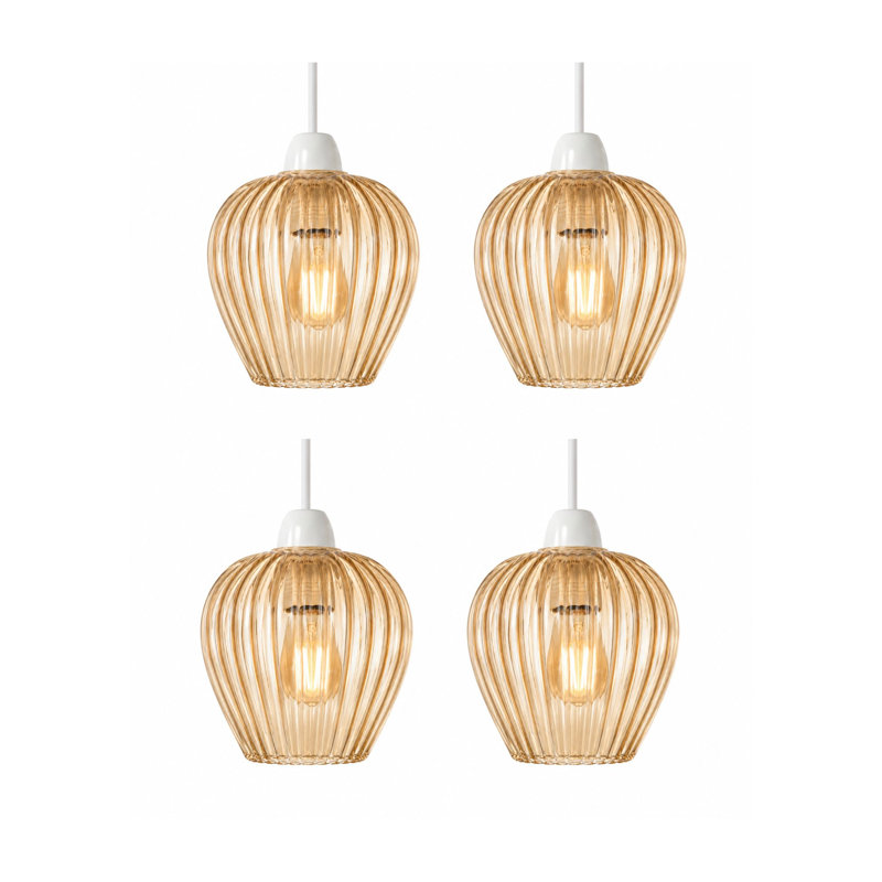 14 cm H Tulip Glass Lamp Shade