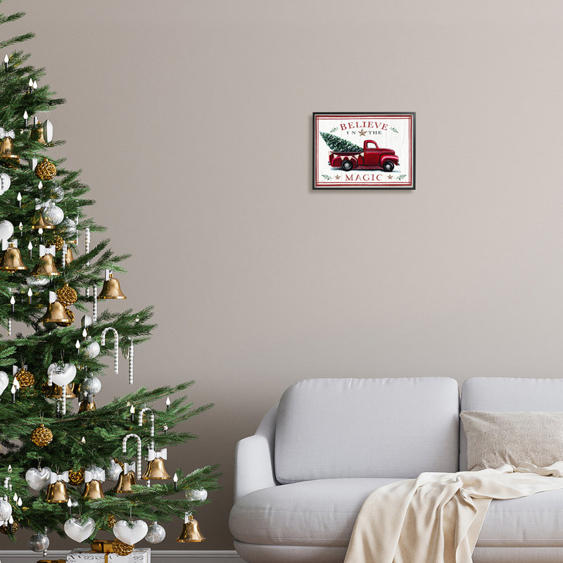 Believe In Magic, Giclée encadrée noir minuit, H 11 po x l 14 po x P 1,5 po