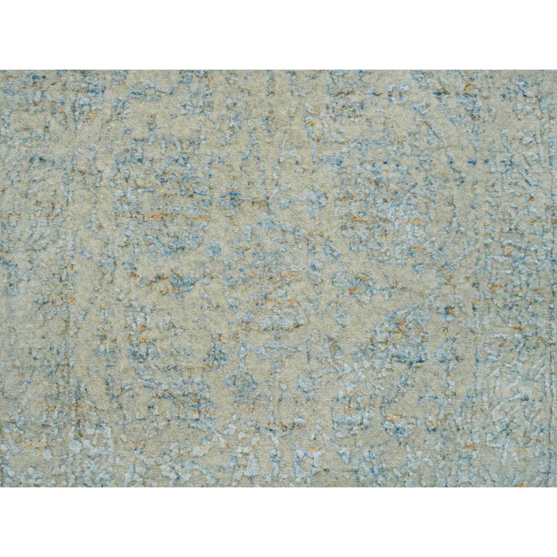 Tapis de passage unique, nouÃ© Ã  la main, 76 cm x 3 m, couleur bleue