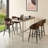 Mid-Century Modern Upholstered Bar Stool with Nailhead Trim -174918208