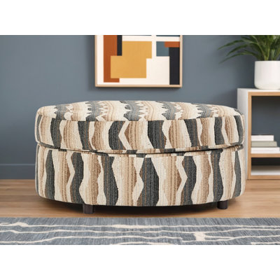  23600 Round Upholstered Ottoman, Taos Highland