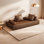 Chaise longue intérieure confortable, siège large