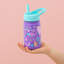 Bouteille d'eau isotherme en acier inoxydable pour enfant JoyJolt 12 oz avec paille et couvercle, mer