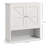 Farmhouse Bathroom Wall Medicine Cabinet With Open Shelf Adjustable Storage For Organizing Essentials And Rustic Home Decor-562620042