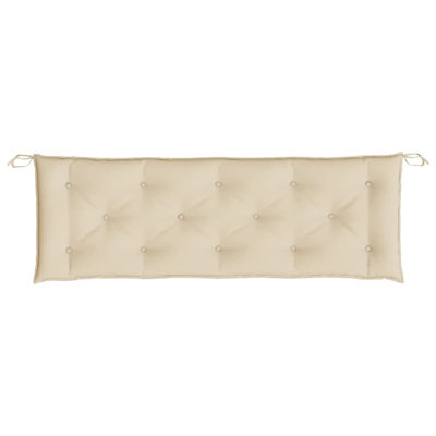 Coussin de banc d'extérieur beige