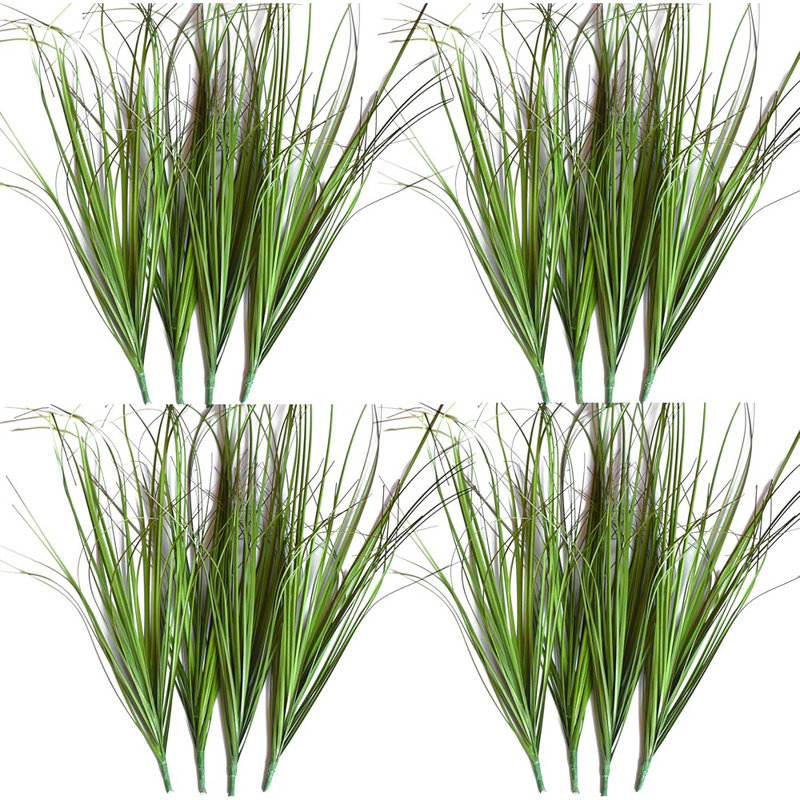 16PCS Artificial Plants,Artificial Shrubs Wheat Grass Greenery,A...