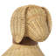 Panier de rangement et jouet en osier, naturel