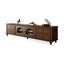 Meuble télé rétro en bois manufacturé brun noisette-336299098