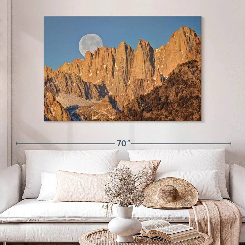 Alvord Mt. Whitney Supermoon, H 34 po x l 51 po