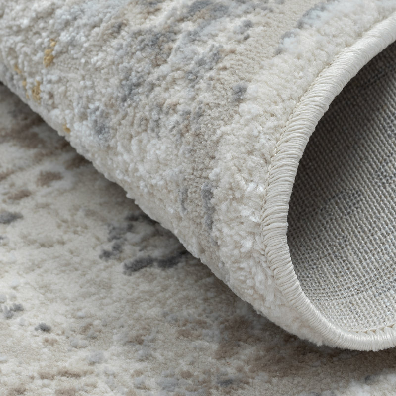 Anatolia in Kazak design, cream Rug, Round 120cm