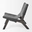 Chaise d'appoint en cuir véritable 31,5 po Coucher-1423147687-1423147686