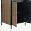 Meuble-lavabo autoportant 24 po avec lavabo en résine et 2 portes d'armoire à fermeture en douceur-120102579