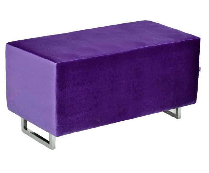 Pepi Upholstered Bench, Violet