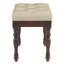 Tabouret de piano d'appoint en bois massif