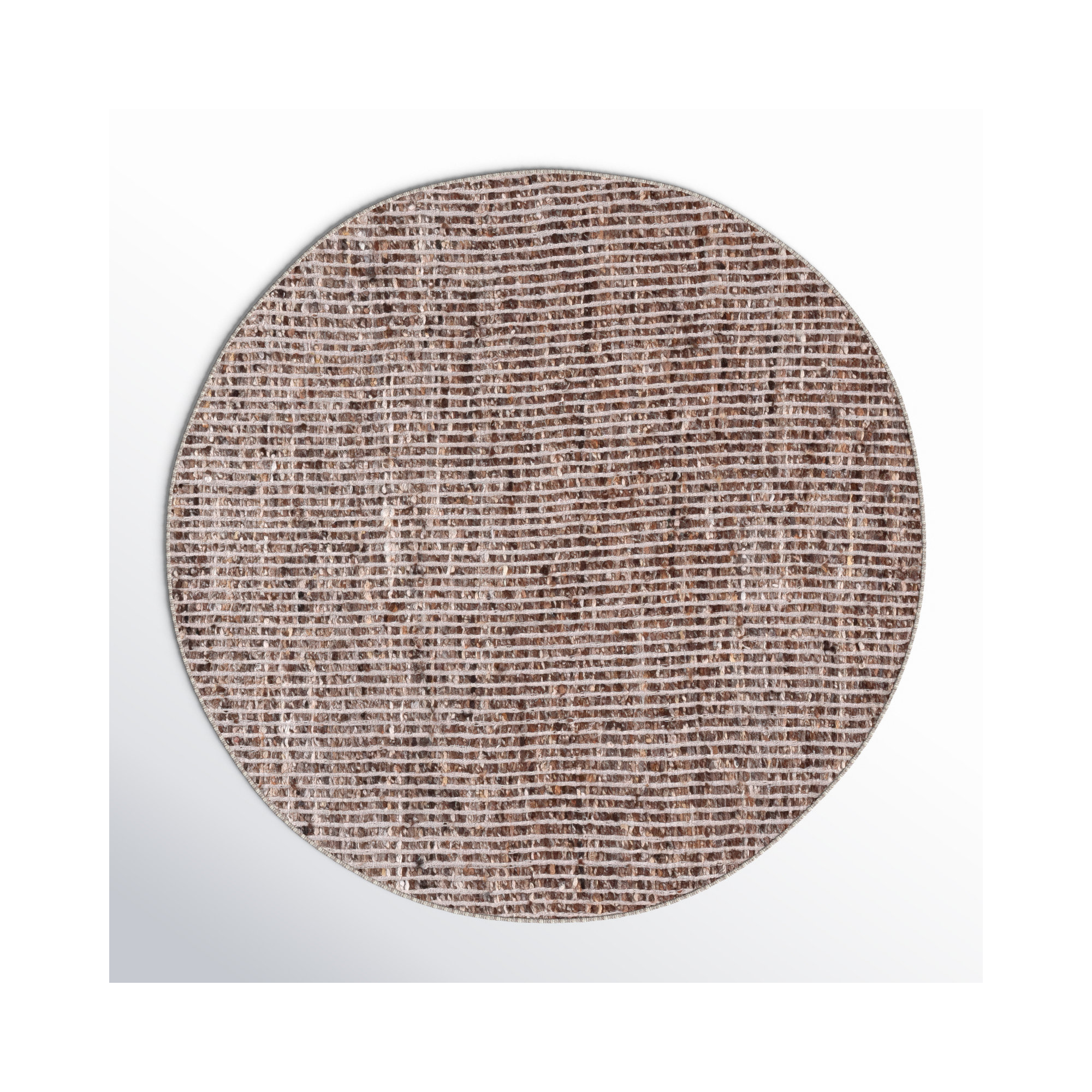 Murdock Ivory / Taupe Rug, Round 6'