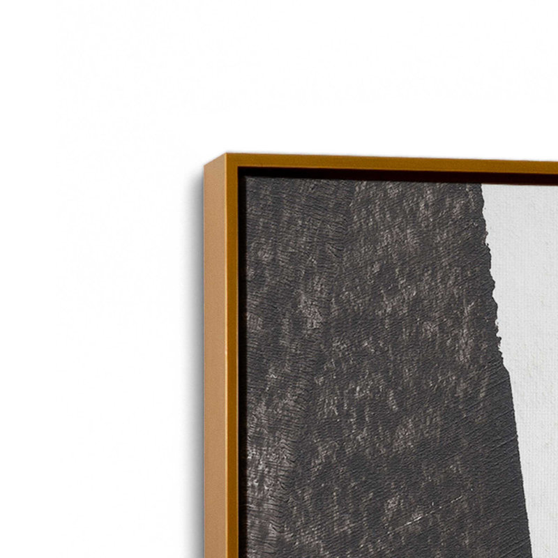 «Fragments of Contrast I», reproduction sur toile dans un cadre, H 12,75 po x l 8,75 po, Or poli