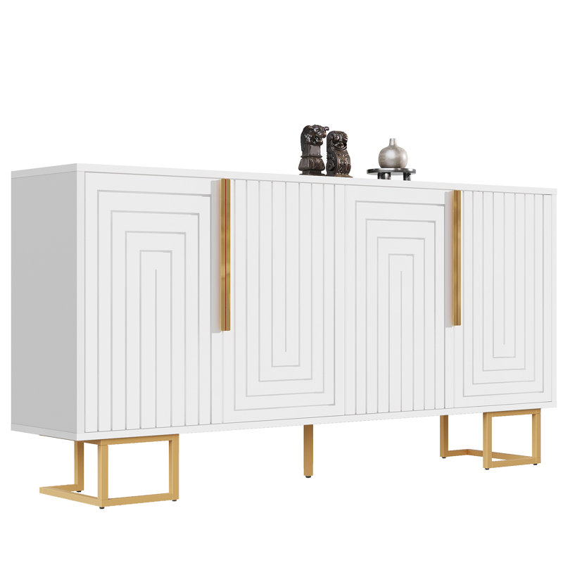152cm Sideboard, White