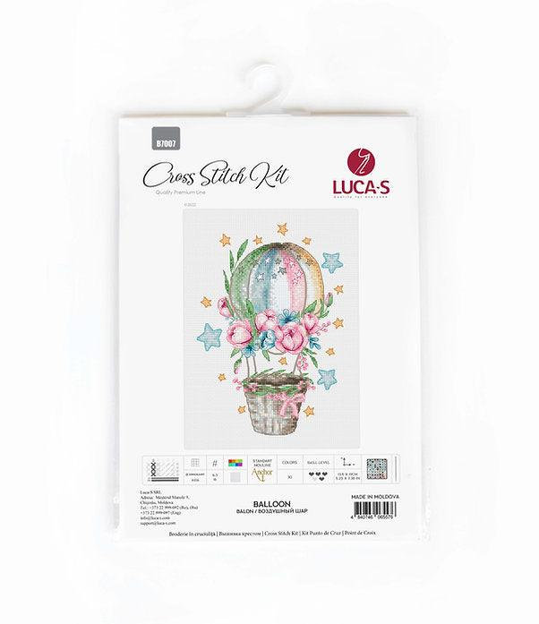 Ballon Counted Cross-Stitch Kit by Luca-S B7007L