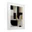 «Black & Neutral Shapes», reproduction encadrée sous verre, conception de Kippi Leonard-327949323-327949320