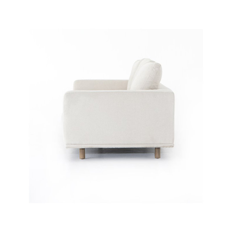 Dom Sofa, Bonnell Ivory Polyester Blend
