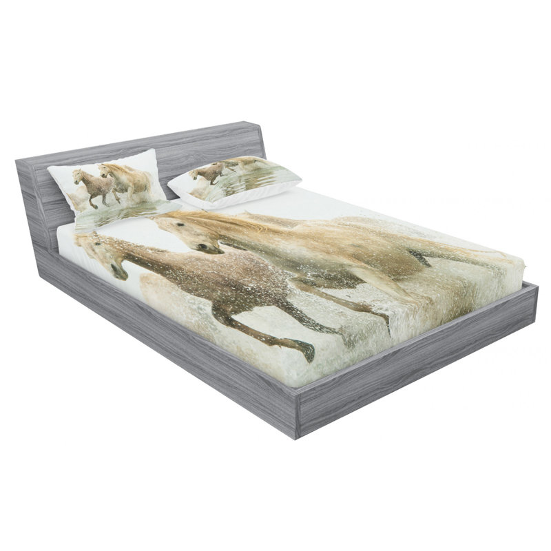 Microfiber Sheet Set, Full Sheet Set with Fitted Sheet